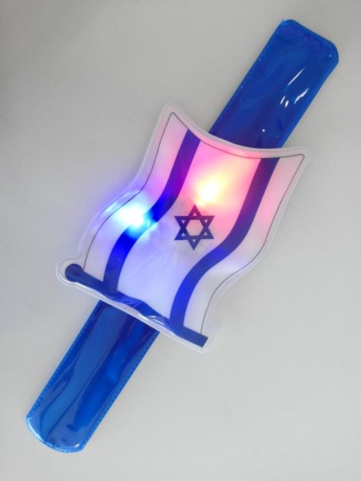 צמיד קפיץ אורות דגל